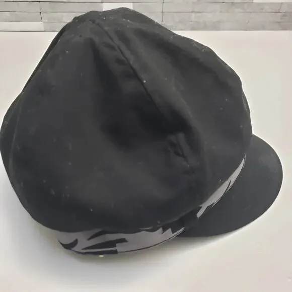 Harley Davidson Newsboy Fitted Cap Women's Black Sz Small - Picture 5 of 9